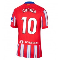 Maglia Calcio Atletico Madrid Angel Correa #10 Prima Divisa 2024-25 Manica Corta